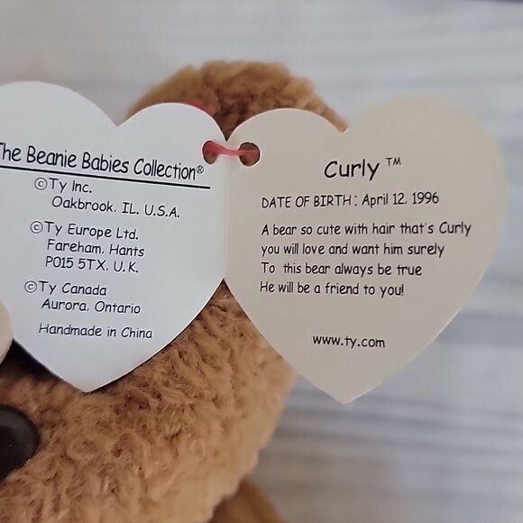 Ty Plush beanie baby Bear Trio - Princess, Erin, and Curly - Picture 15 of 16